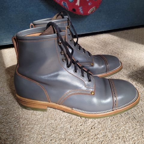 Iron Boots The Chosen One in Maryam Grigio Shell Cordovan
