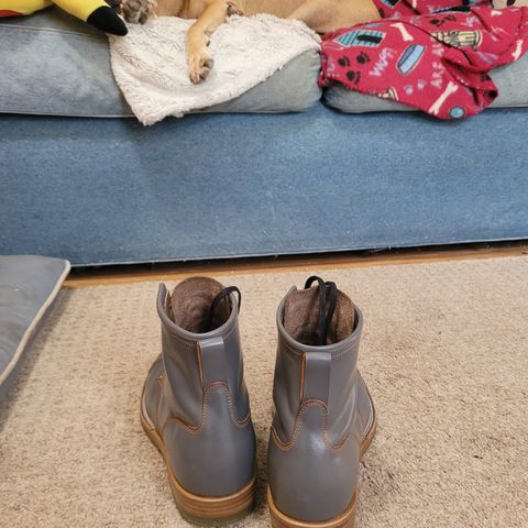 Iron Boots The Chosen One in Maryam Grigio Shell Cordovan