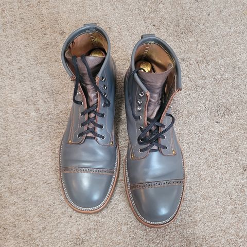 Iron Boots The Chosen One in Maryam Grigio Shell Cordovan
