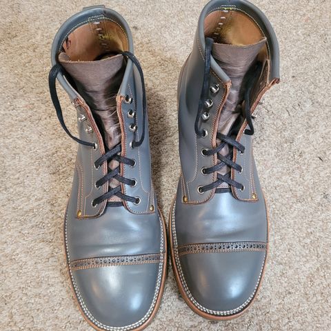 Iron Boots The Chosen One in Maryam Grigio Shell Cordovan