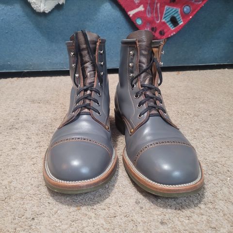Iron Boots The Chosen One in Maryam Grigio Shell Cordovan