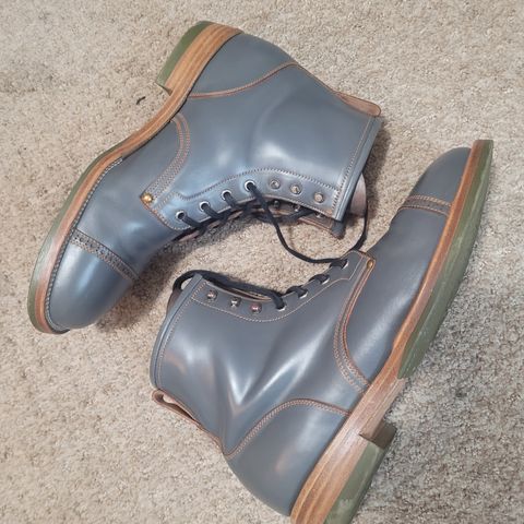 Iron Boots The Chosen One in Maryam Grigio Shell Cordovan