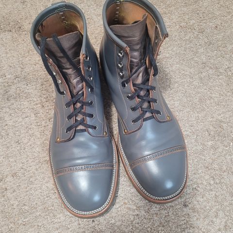 Iron Boots The Chosen One in Maryam Grigio Shell Cordovan