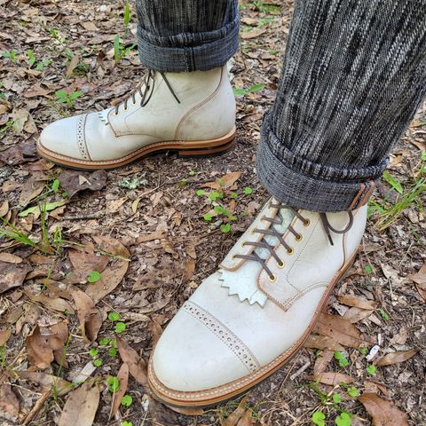 Grant Stone Garrison Boot in Conceria Walpier Ghost Burro