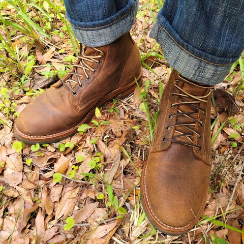 Truman Upland Boot in Gallun Cognac Teton Stag