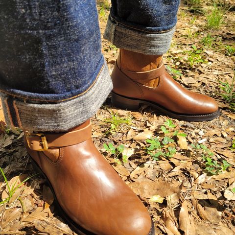 Attractions BILTBUCK Lot 444 in Brown Italian Horsebutt & Brown Hair-on-hide Horsehide