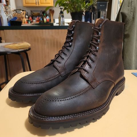 Crockett & Jones Indiana in Dark Brown Roughout Suede