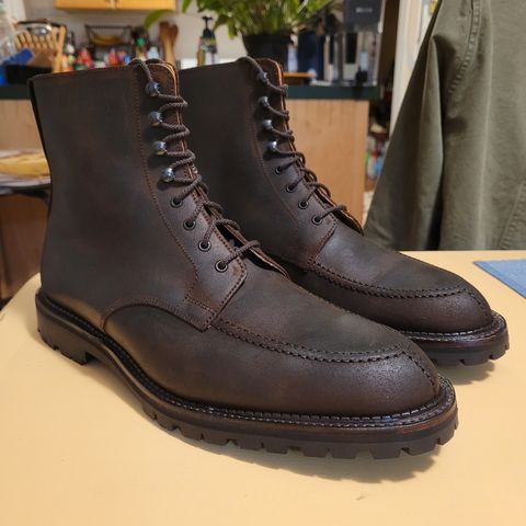 Crockett & Jones Indiana in Dark Brown Roughout Suede