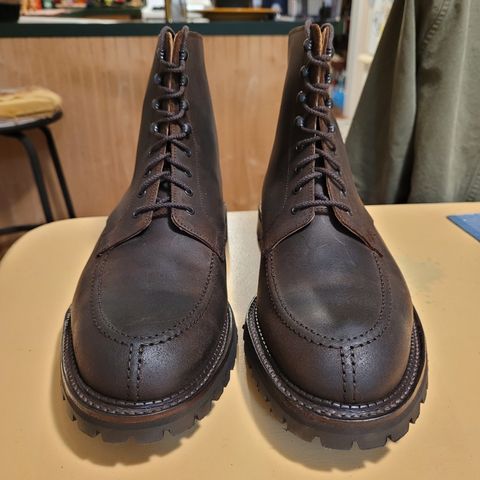 Crockett & Jones Indiana in Dark Brown Roughout Suede
