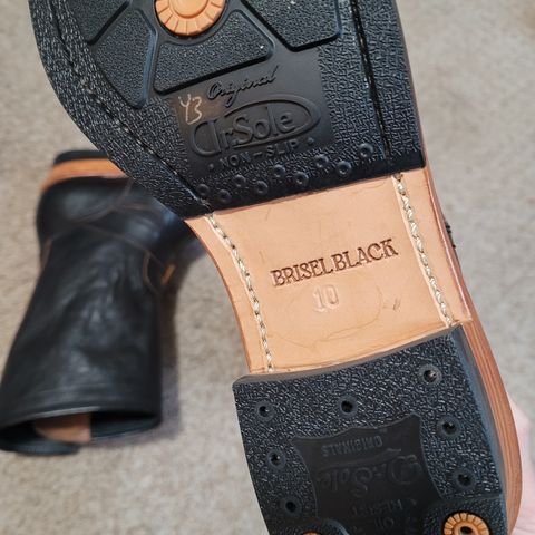Briselblack The Keeper 'Type 2' Engineer Boot in Shinki Black Teacore Horsehide