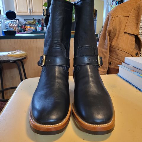 Briselblack The Keeper 'Type 2' Engineer Boot in Shinki Black Teacore Horsehide