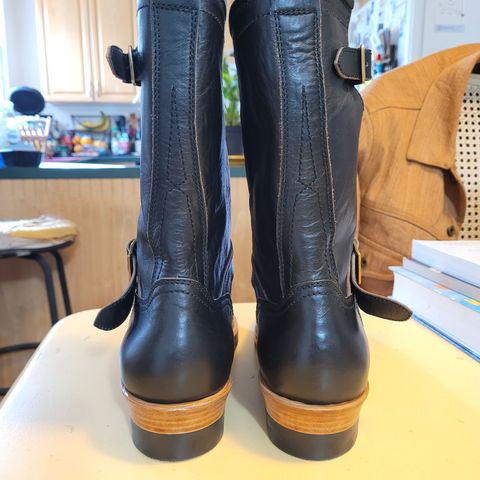 Briselblack The Keeper 'Type 2' Engineer Boot in Shinki Black Teacore Horsehide