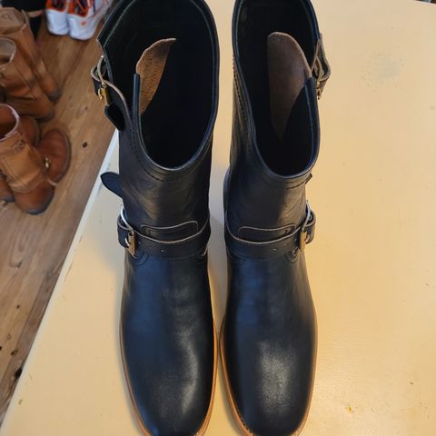 Briselblack The Keeper 'Type 2' Engineer Boot in Shinki Black Teacore Horsehide