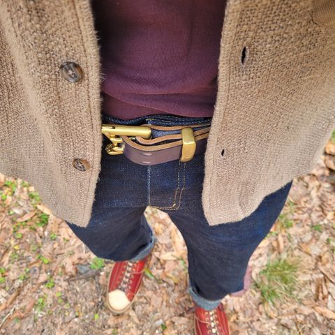 Sagara Cordmaster in Conceria Cloe Natural Horsebutt Overdyed Oxblood & Conceria Cloe Natural Horsebutt