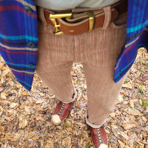 Sagara Cordmaster in Conceria Cloe Natural Horsebutt Overdyed Oxblood & Conceria Cloe Natural Horsebutt