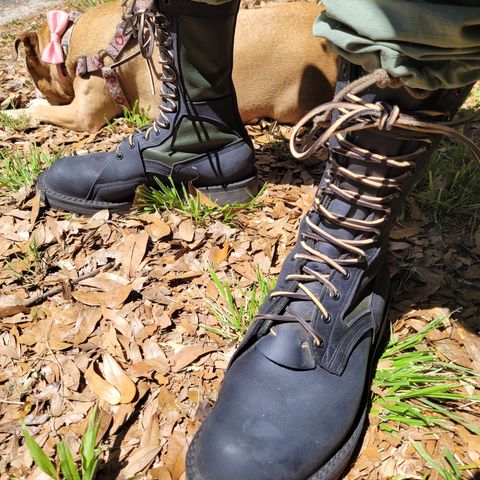 Nicks x Rose Anvil ND4 in Seidel WeatherShield Black Smooth & Seidel Supersoft Green