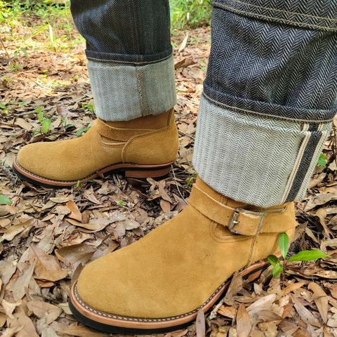 Search result thumbnail of Keystone Shoe Company Engineer Boot in Tan Roughout