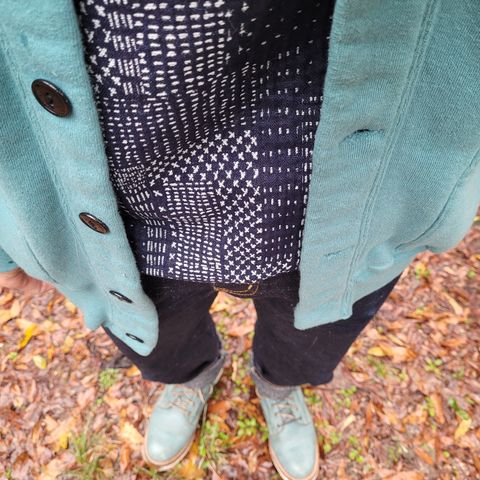 Truman Plain Toe Boot in C.F. Stead Aqua Rambler
