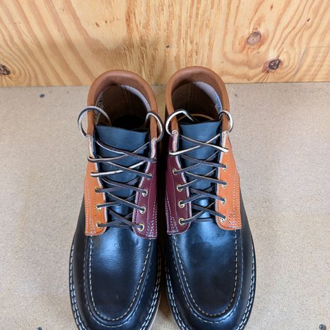 Nicks Moc Toe in Horween Black Chromexcel