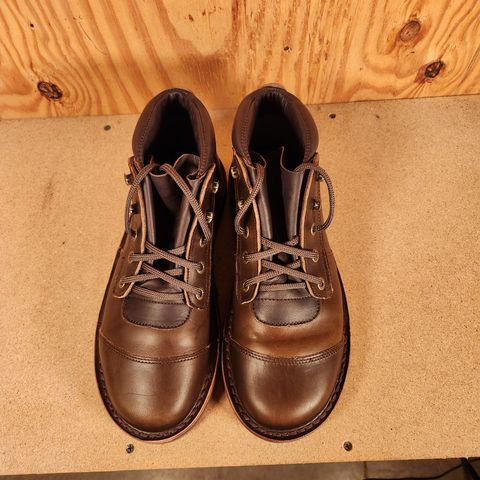 Jim Green African Ranger Barefoot Boot in Horween Olive Brown Chromexel