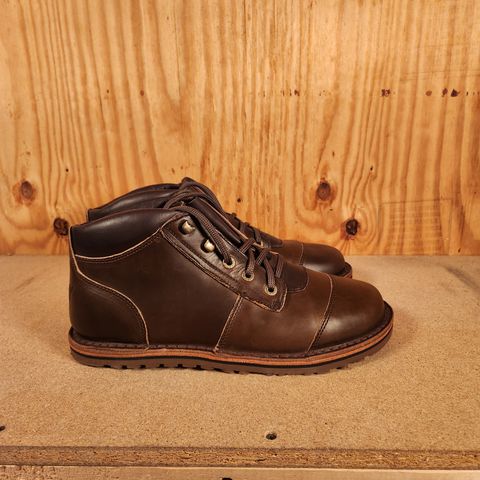 Jim Green African Ranger Barefoot Boot in Horween Olive Brown Chromexel