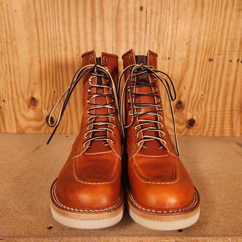Nicks Moc Toe in Wickett & Craig Tobacco Double Stuff