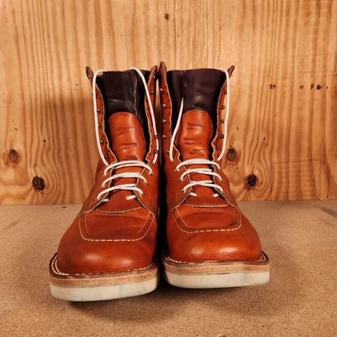 Nicks Moc Toe in Wickett & Craig Tobacco Double Stuff