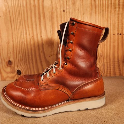 Nicks Moc Toe in Wickett & Craig Tobacco Double Stuff