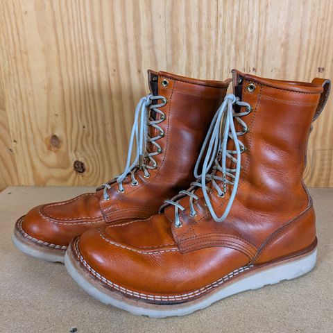 Nicks Moc Toe in Wickett & Craig Tobacco Double Stuff
