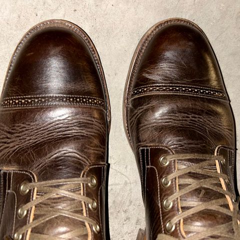 Viberg Service Boot BCT in C.F. Stead Antique Phoenix