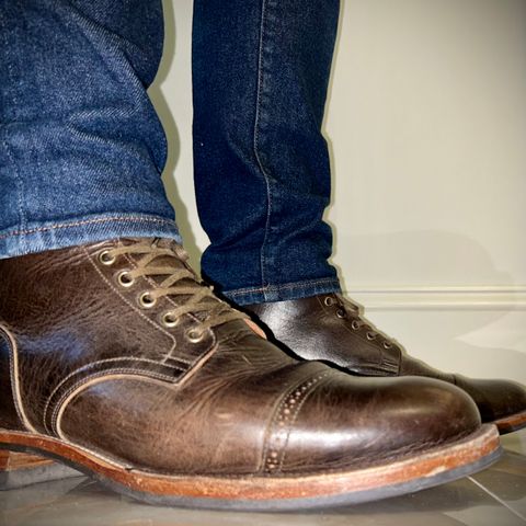 Viberg Service Boot BCT in C.F. Stead Antique Phoenix