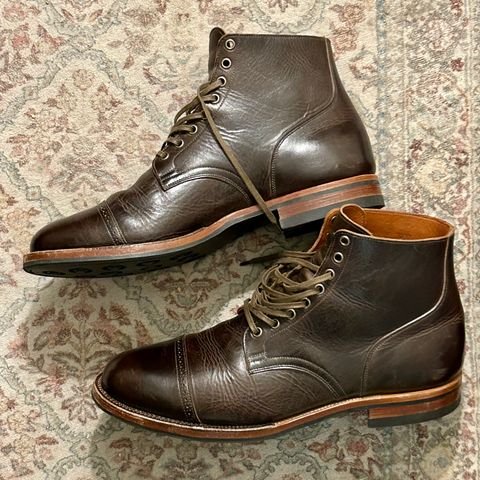 Viberg Service Boot BCT in C.F. Stead Antique Phoenix