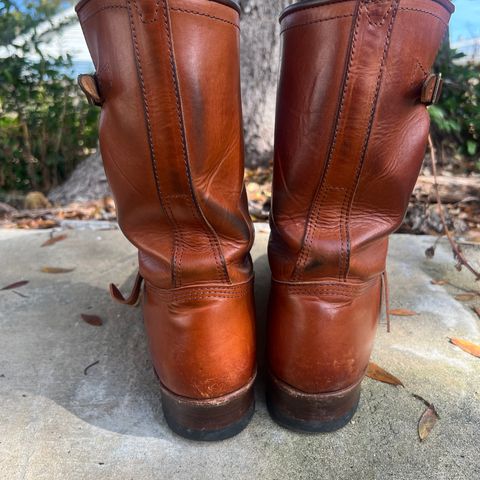 John Lofgren Wabash Engineer Boots in Badalassi Carlo Cognac Minerva
