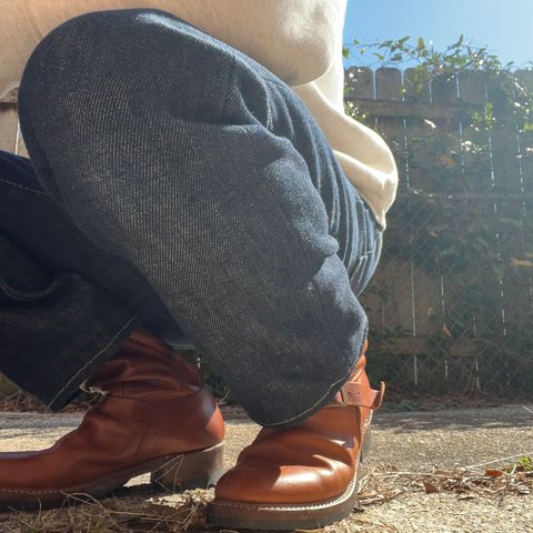 John Lofgren Wabash Engineer Boots in Badalassi Carlo Cognac Minerva
