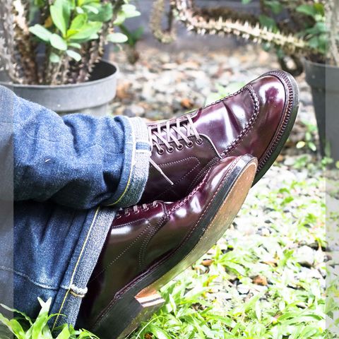 Alden Indy Boot in Horween Color 8 Shell Cordovan