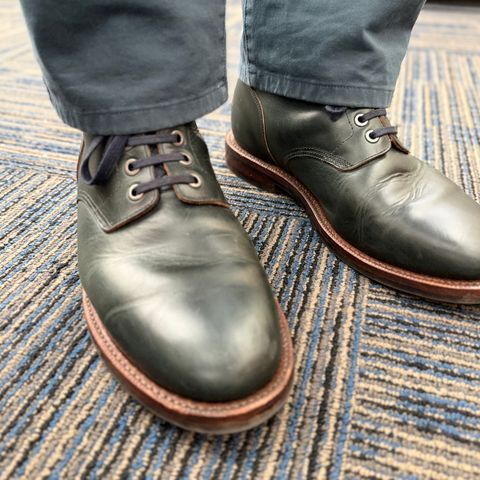 Grant Stone Diesel Boot in Horween Navy Chromexcel