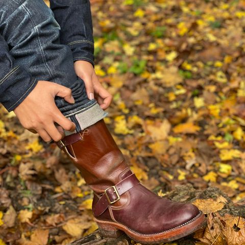 Fortis Tapak 1.0 Engineer boots in Maryam Toscanello TPR Horsebutt & Maryam Burgundy TPR Horsebutt