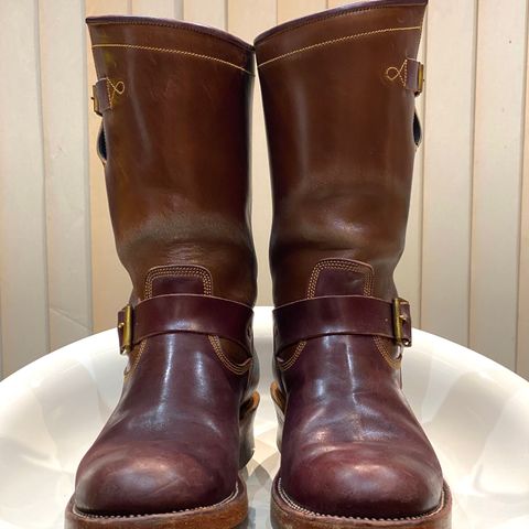 Fortis Tapak 1.0 Engineer boots in Maryam Toscanello TPR Horsebutt & Maryam Burgundy TPR Horsebutt