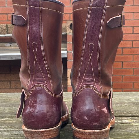 Fortis Tapak 1.0 Engineer boots in Maryam Toscanello TPR Horsebutt & Maryam Burgundy TPR Horsebutt