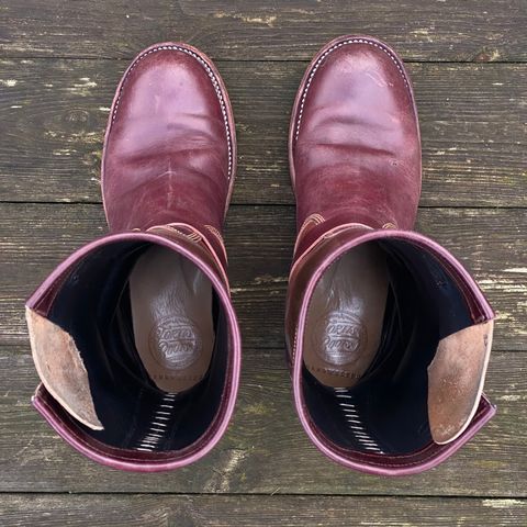 Fortis Tapak 1.0 Engineer boots in Maryam Toscanello TPR Horsebutt & Maryam Burgundy TPR Horsebutt