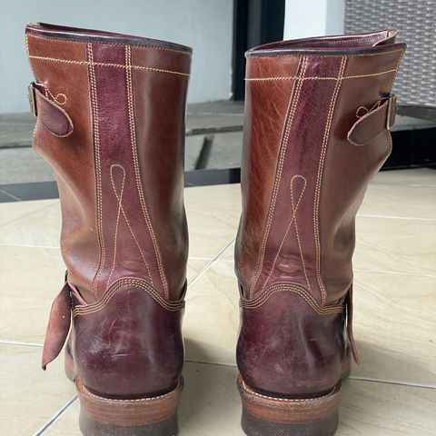 Fortis Tapak 1.0 Engineer boots in Maryam Toscanello TPR Horsebutt & Maryam Burgundy TPR Horsebutt