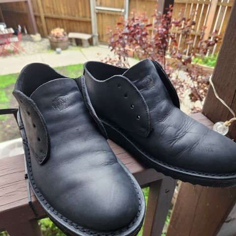 Jim Green Shoellie in Black Crazy Horse