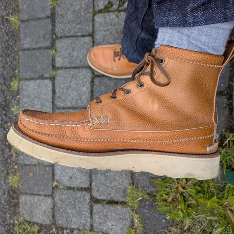 Yuketen Maine Guide 6 Eye DB Boots in Santa Cruz