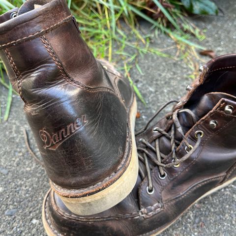 Danner Bull Run Moc Toe in Brown Full Grain