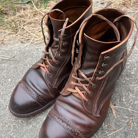 Wolverine 1000 Mile Cap-Toe Boot in Horween Brown Shell Cordovan