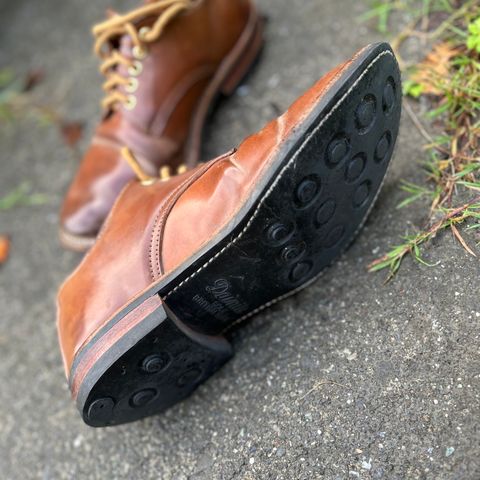 Truman Derby in Horween Unglazed Natural Shell Cordovan