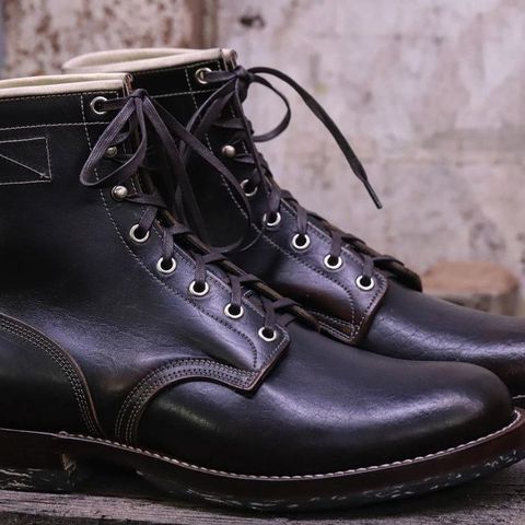 Role Club Underdogs in Shinki Hand-Finished Black Horsehide