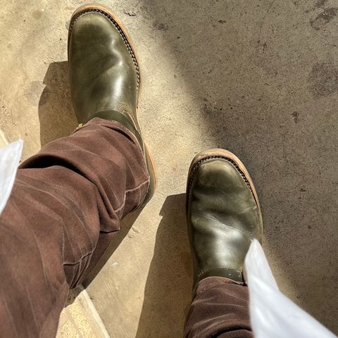 Wesco Mister Lou in Forest Green Chromexel