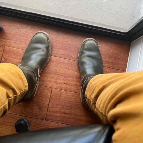 Wesco Mister Lou in Forest Green Chromexel