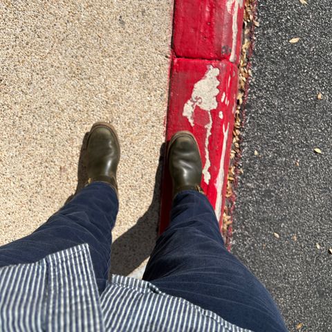 Wesco Mister Lou in Forest Green Chromexel